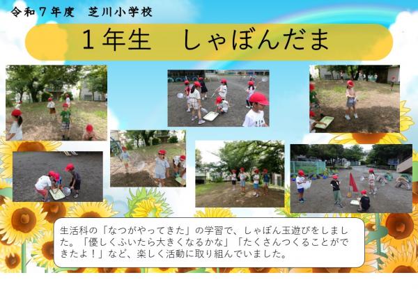 1年　生活科