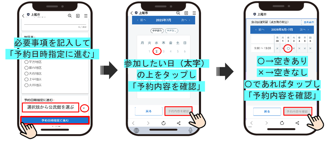 必要事項を記入