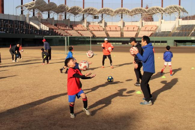 上平公園ハートフルサッカー親子教室