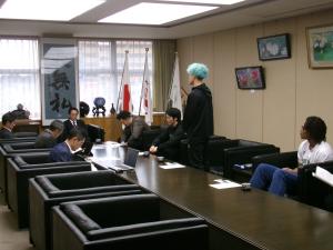 古川空音キャプテン挨拶