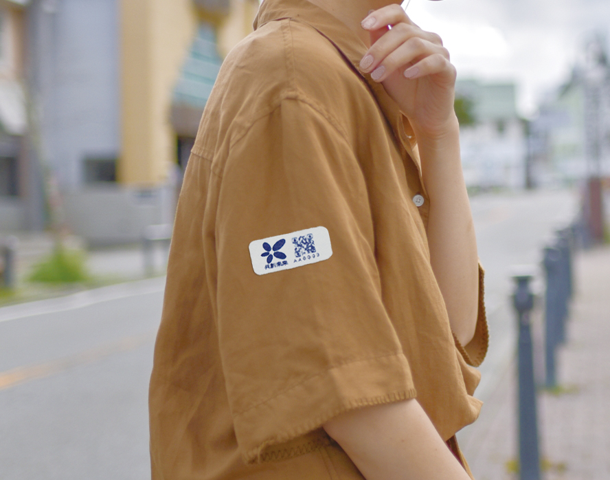 貼り付け例　上着