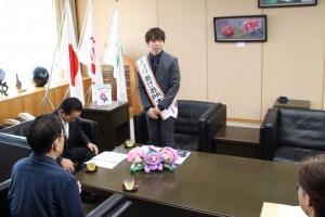佐藤選手あいさつ