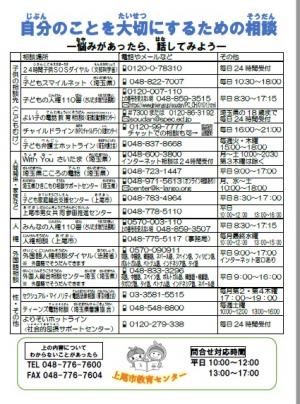 自分のことを大切にするための相談