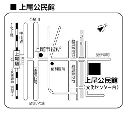 上尾公民館案内図